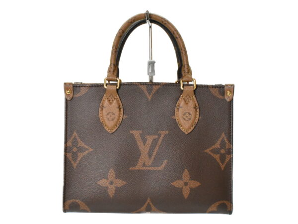 imgrc0096989392 Louis Vuitton On the Go PM 2WAY Monogram Giant Reverse Brown