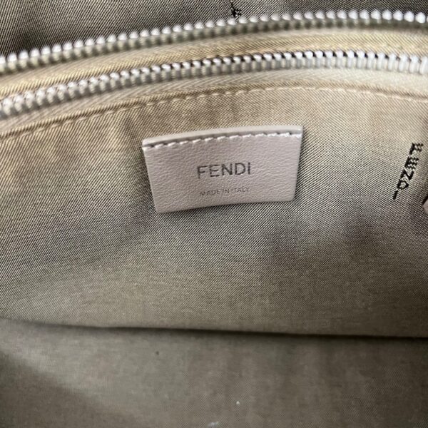 imgrc0097166823 Fendi Visible Medium Shoulder Bag Leather Beige