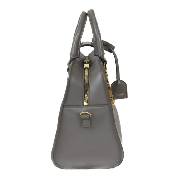 imgrc0097887607 Yves Saint Laurent Baby Cabas Leather Gray