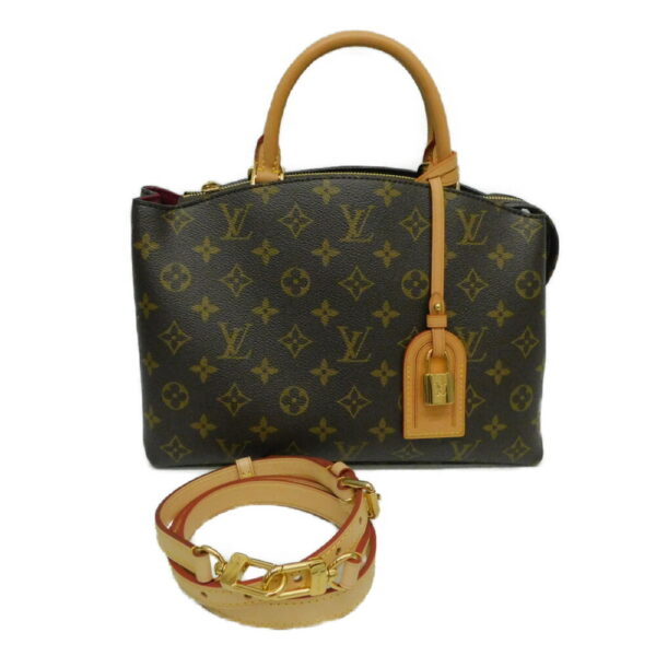 imgrc0097895822 Louis Vuitton Petit Palais PM Monogram Canvas Shoulder Bag Brown