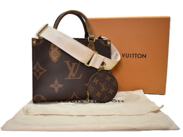 imgrc0098395935 Louis Vuitton On the Go PM 2WAY Monogram Reverse Brown