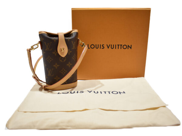 imgrc0098396393 Louis Vuitton Fold Me Pouch Shoulder Bag Monogram Brown