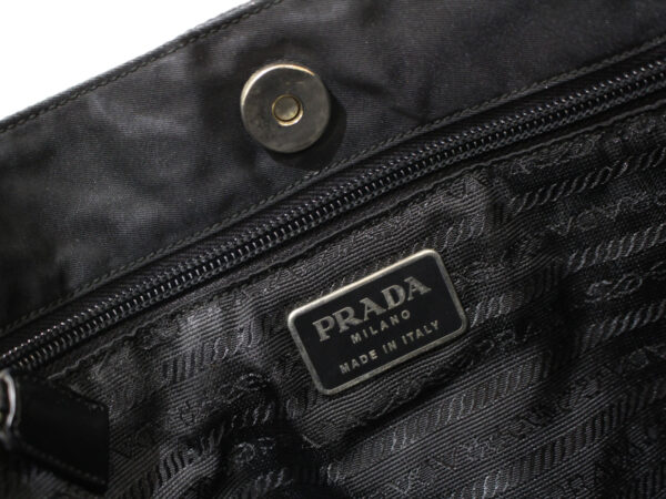 imgrc0098538282 Prada Nylon Shoulder Bag Tote Bag Black