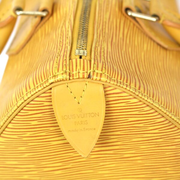 imgrc0098667620 Louis Vuitton Speedy 25 Epi Leather Mini Bag Tassili Yellow