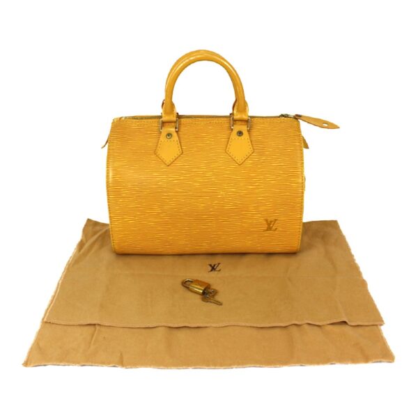 imgrc0098667623 Louis Vuitton Speedy 25 Epi Leather Mini Bag Tassili Yellow