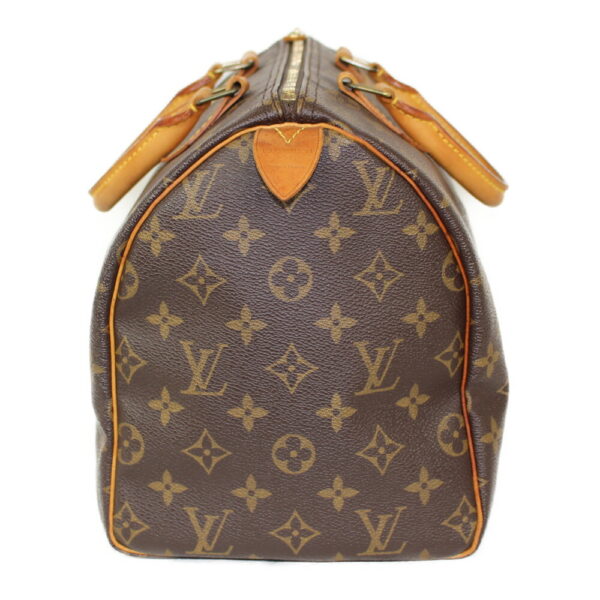 imgrc0098667888 Louis Vuitton Speedy 30 Monogram Canvas Handbag Brown