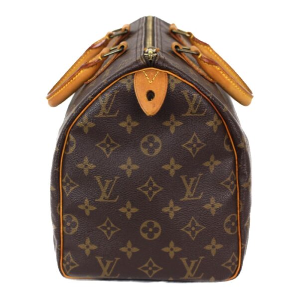 imgrc0098667889 Louis Vuitton Speedy 30 Monogram Canvas Handbag Brown