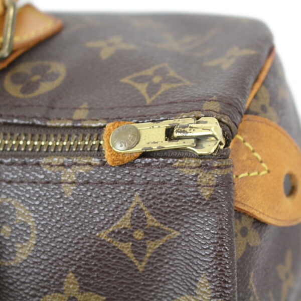 imgrc0098667899 Louis Vuitton Speedy 30 Monogram Canvas Handbag Brown