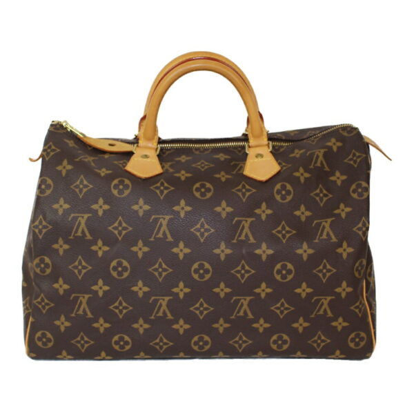 imgrc0098709642 Louis Vuitton Speedy 35 Monogram Canvas Handbag Brown