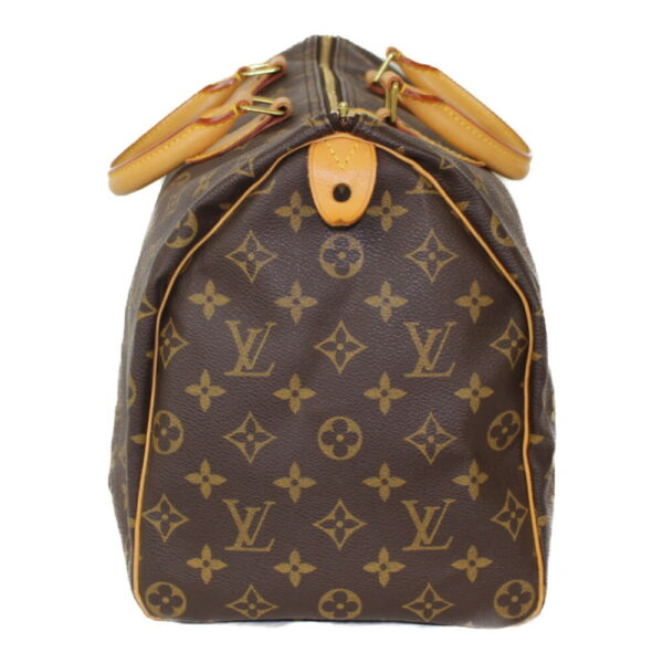 imgrc0098709643 Louis Vuitton Speedy 35 Monogram Canvas Handbag Brown