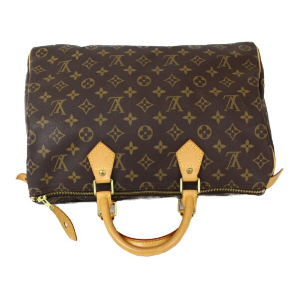 imgrc0098709646 Louis Vuitton Speedy 35 Monogram Canvas Handbag Brown