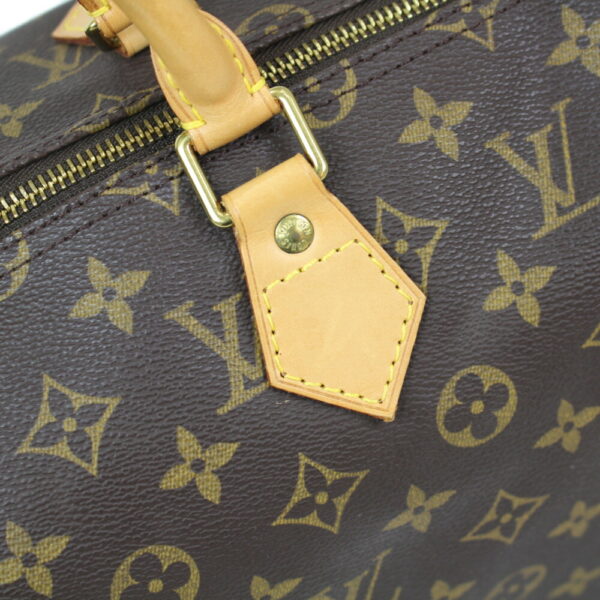 imgrc0098709653 Louis Vuitton Speedy 35 Monogram Canvas Handbag Brown