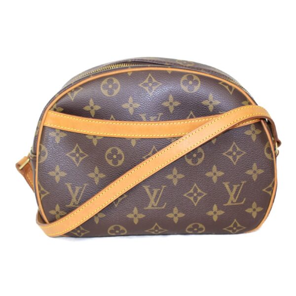 imgrc0098713200 Louis Vuitton Blois Monogram Canvas Shoulder Bag Brown