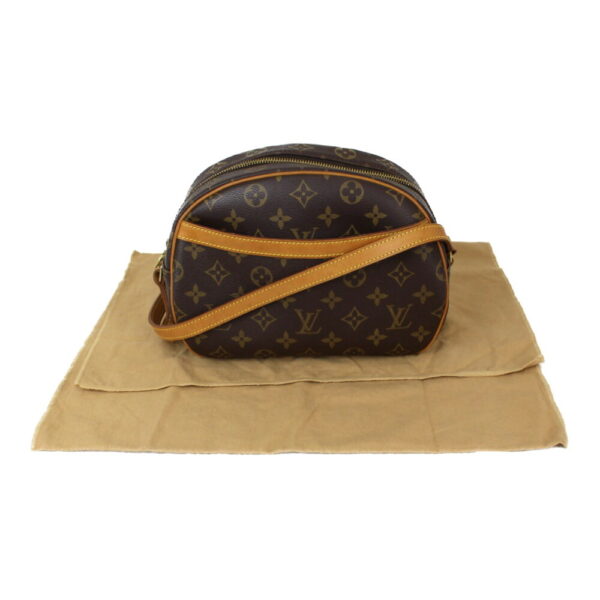 imgrc0098713227 Louis Vuitton Blois Monogram Canvas Shoulder Bag Brown