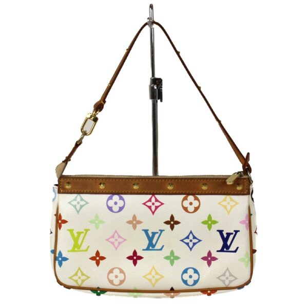 imgrc0098713289 Louis Vuitton Pochette Accessoire Multicolor Handbag White