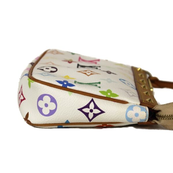 imgrc0098713290 Louis Vuitton Pochette Accessoire Multicolor Handbag White