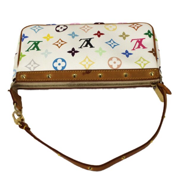 imgrc0098713293 Louis Vuitton Pochette Accessoire Multicolor Handbag White