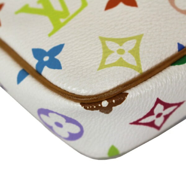 imgrc0098713304 Louis Vuitton Pochette Accessoire Multicolor Handbag White