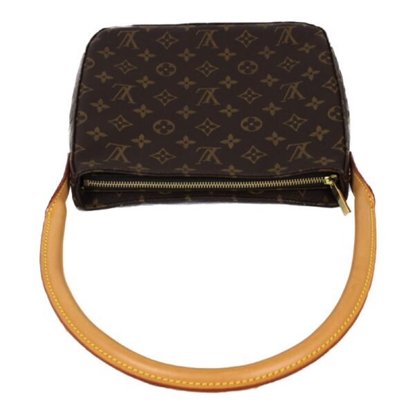 imgrc0098923243 Louis Vuitton Looping MM Monogram Canvas Handbag Brown