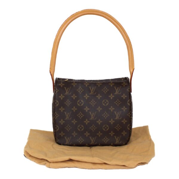 imgrc0098923252 Louis Vuitton Looping MM Monogram Canvas Handbag Brown