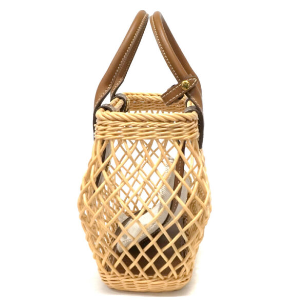 imgrc0099096456 Miu Miu Woven Handbag Basket Bag Brown