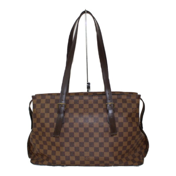 imgrc0099102092 Louis Vuitton Chelsea Damier Canvas Tote Bag Brown