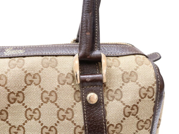 imgrc0099103152 Gucci GG Canvas Bag Canvas Leather Beige Brown