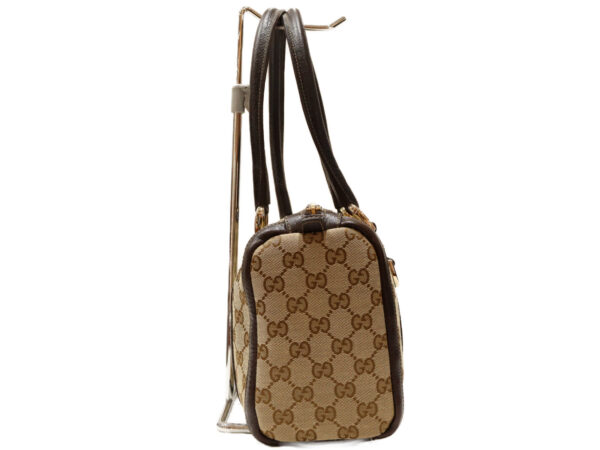 imgrc0099103160 Gucci GG Canvas Bag Canvas Leather Beige Brown