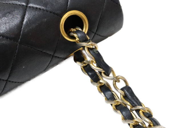 imgrc0099169531 Chanel Matelasse Double Flap Chain Shoulder Bag Black