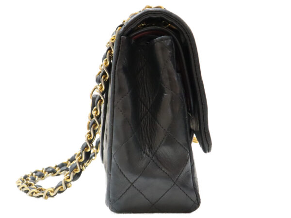 imgrc0099169537 Chanel Matelasse Double Flap Chain Shoulder Bag Black