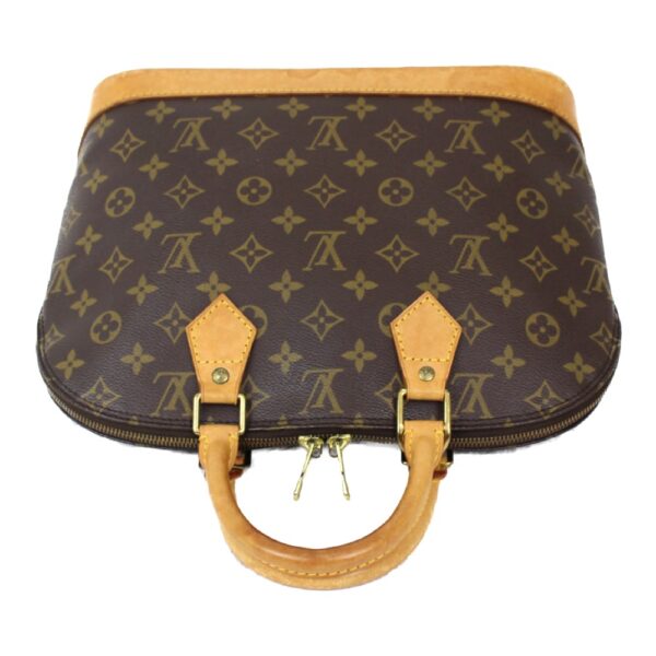 imgrc0099226037 Louis Vuitton Alma Monogram Canvas Handbag Brown