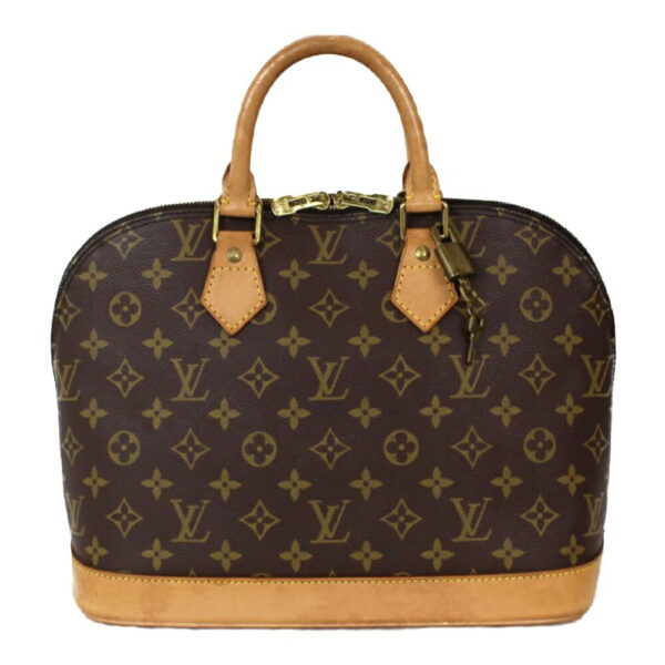 imgrc0099226183 Louis Vuitton Alma Monogram Canvas Handbag Brown