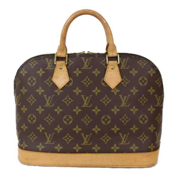 imgrc0099226184 Louis Vuitton Alma Monogram Canvas Handbag Brown