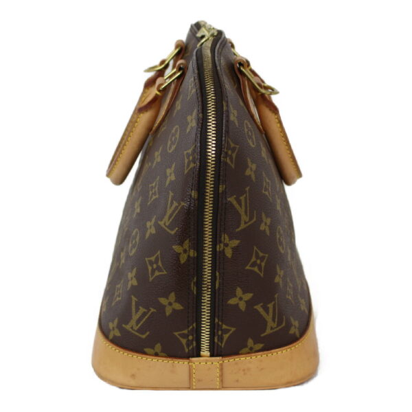 imgrc0099226185 Louis Vuitton Alma Monogram Canvas Handbag Brown