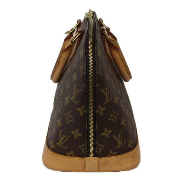 imgrc0099226186 Louis Vuitton Alma Monogram Canvas Handbag Brown