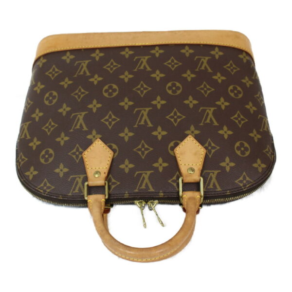 imgrc0099226188 Louis Vuitton Alma Monogram Canvas Handbag Brown