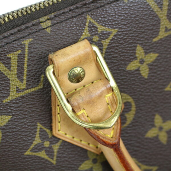 imgrc0099226195 Louis Vuitton Alma Monogram Canvas Handbag Brown