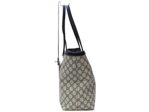 imgrc0099358333 Gucci Ophidia GG Supreme Canvas Medium Tote Bag Beige Blue Brown