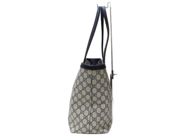 imgrc0099358335 Gucci Ophidia GG Supreme Canvas Medium Tote Bag Beige Blue Brown