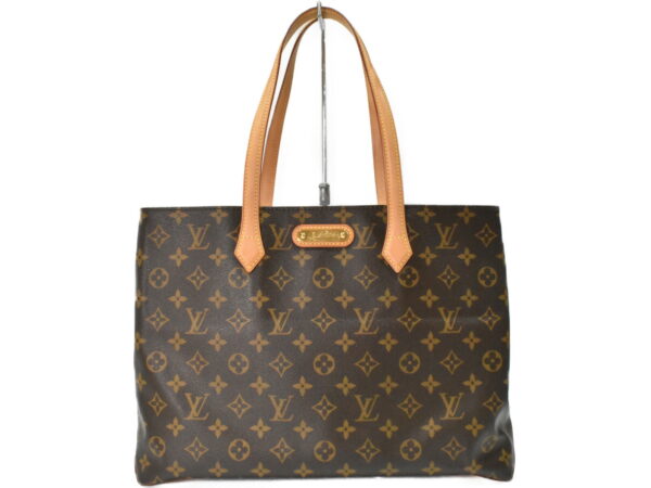 imgrc0099385485 Louis Vuitton Wilshire MM Tote Bag Monogram Brown