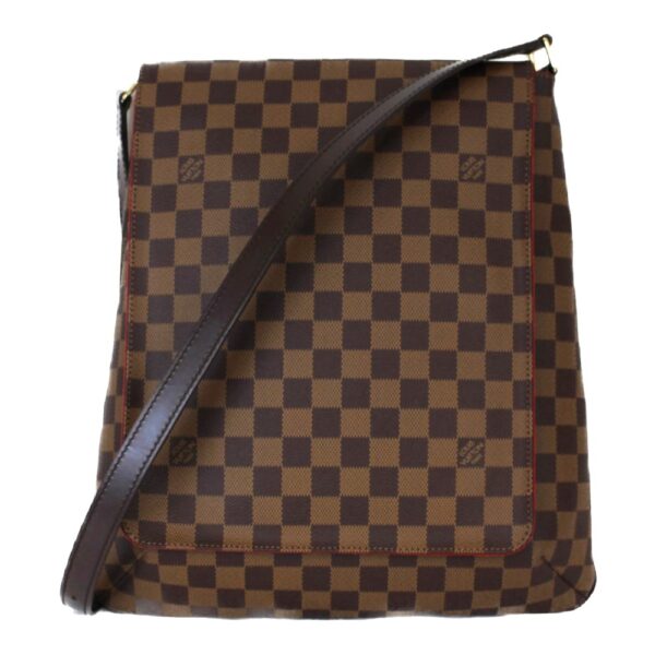 imgrc0099400096 Louis Vuitton Musette Damier Canvas Shoulder Bag Brown