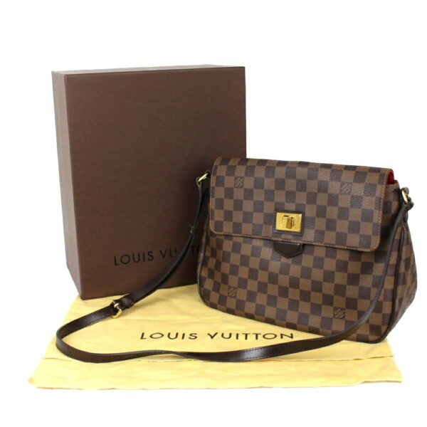 imgrc0099406952 Louis Vuitton Bouzas Roseberry Damier Canvas Shoulder Bag Brown