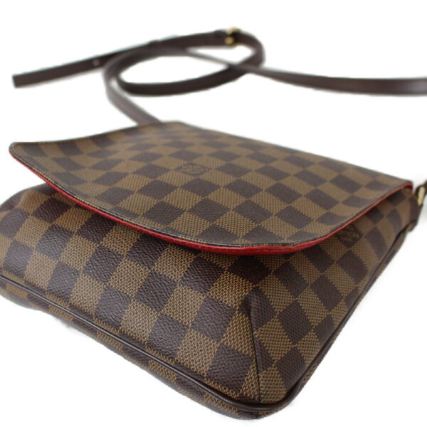 imgrc0099409246 Louis Vuitton Musette Salsa Damier Canvas Shoulder Bag Brown