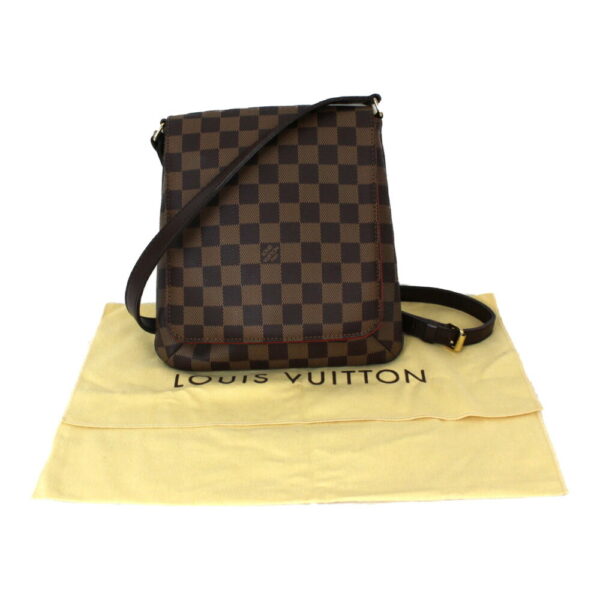 imgrc0099409265 Louis Vuitton Musette Salsa Damier Canvas Shoulder Bag Brown