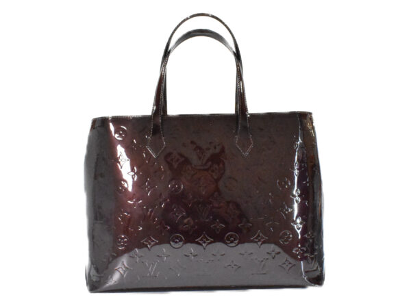 imgrc0099525793 Louis Vuitton Wilshire MM Tote Bag Vernis Amaranto