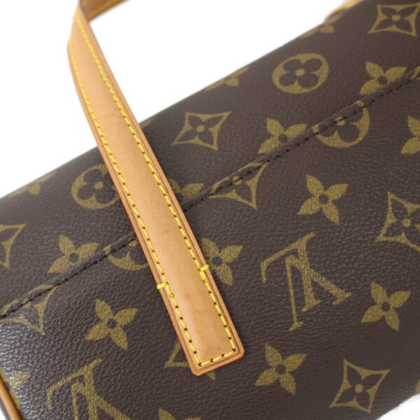 imgrc0099527657 Louis Vuitton Sonatine Monogram Canvas Handbag Brown