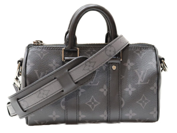 imgrc0099670432 Louis Vuitton Keepall Bandouliere 25 Eclipse Shoulder Bag Black