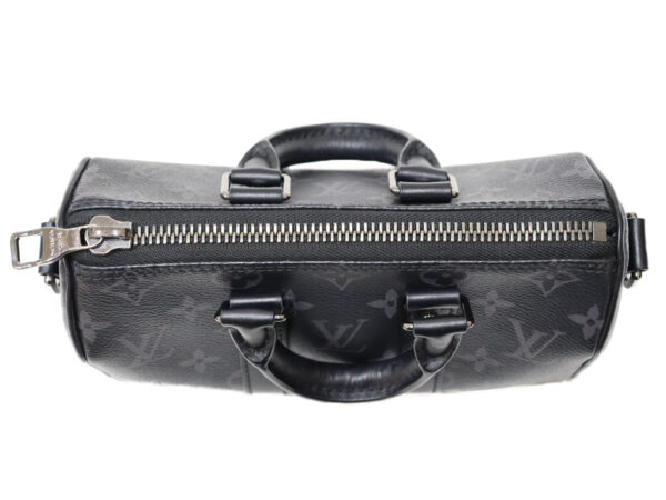 imgrc0099670436 Louis Vuitton Keepall Bandouliere 25 Eclipse Shoulder Bag Black