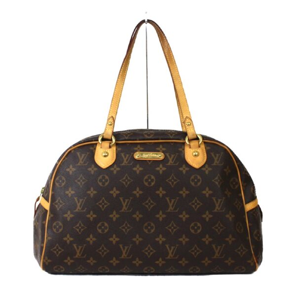 imgrc0100084483 Louis Vuitton Montorgueil GM Monogram Canvas Tote Bag Brown