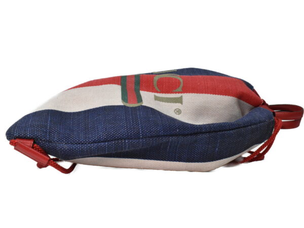 imgrc0100117711 Gucci Drawstring Backpack Canvas Striped Blue Red White